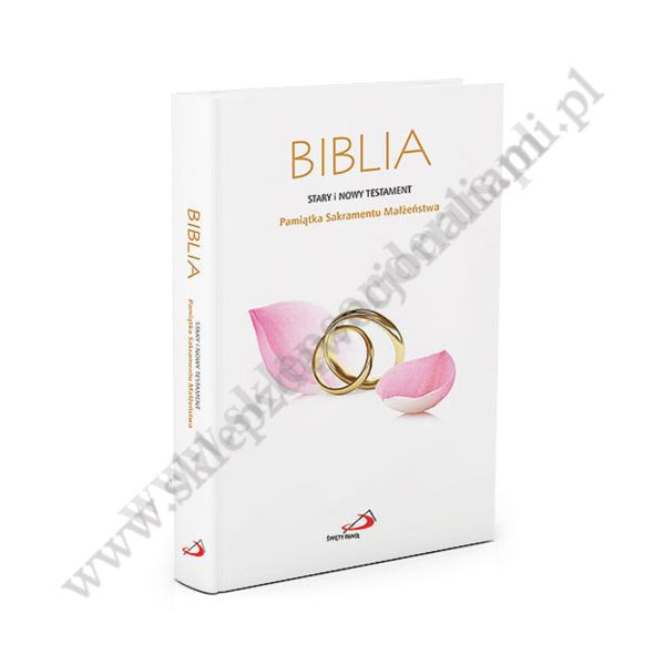BIBLIA - STARY I NOWY TESTAMENT - PAMIĄTKA SAKRAMENTU MAŁŻEŃSTWA