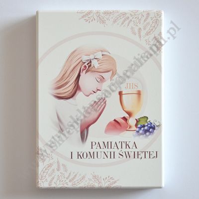 PAMIĄTKA I KOMUNII ŚWIĘTEJ - 10 x 14 cm - 10746