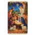 OBRAZEK KOLĘDOWY BROKAT - format 8.9 x 14.7 cm - PACZKA 100 szt. - 30168
