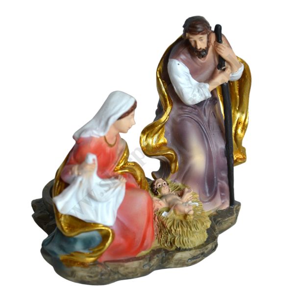 ŚWIĘTA RODZINA I PODGRZEWACZ - wys. 13 cm - 74196
