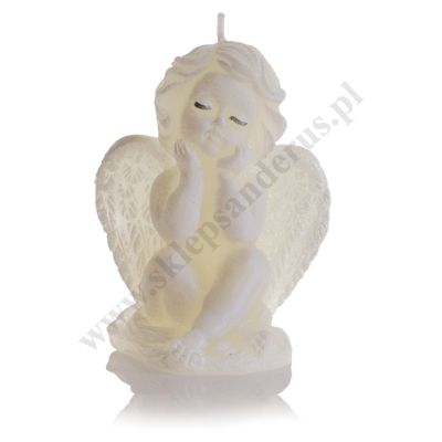 ŚWIECA ANIOŁEK - wys. 9.5 cm - 82282