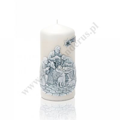 ŚWIECA BOŻONARODZENIOWA - wys. 12 cm - 90648