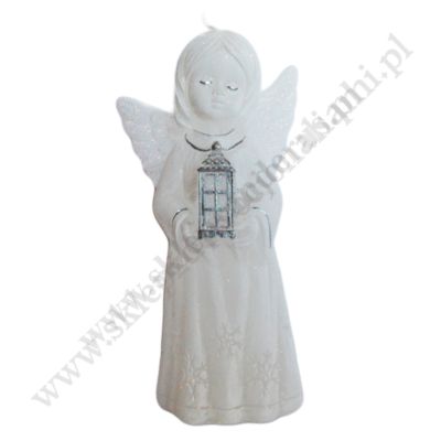 ŚWIECA ANIOŁ - wys. 17.5 cm - 86343