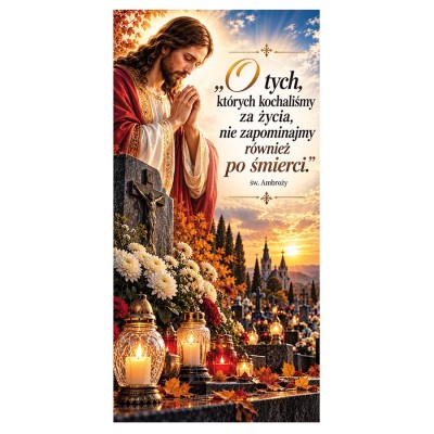 WSZYSTKICH ŚWIĘTYCH - BANER DEKORACYJNY - WZÓR 24