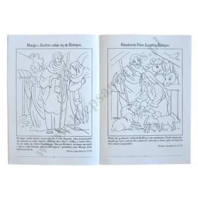 BOŻE NARODZENIE - kolorowanka