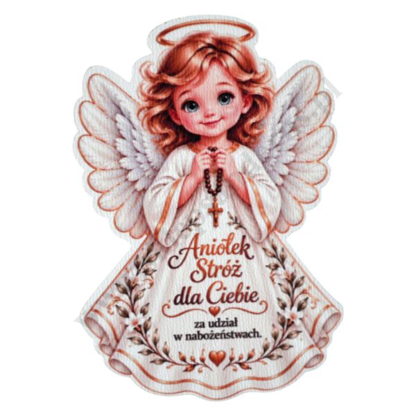 ANIOŁEK STRÓŻ DLA CIEBIE - magnes wys. 9 cm - 59081