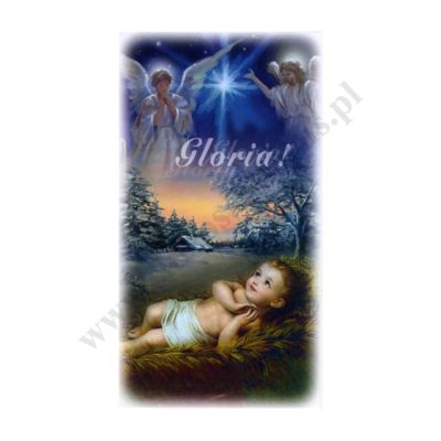 OBRAZEK KOLĘDOWY - format 7 x 13 cm - paczka 100 szt. - 78260