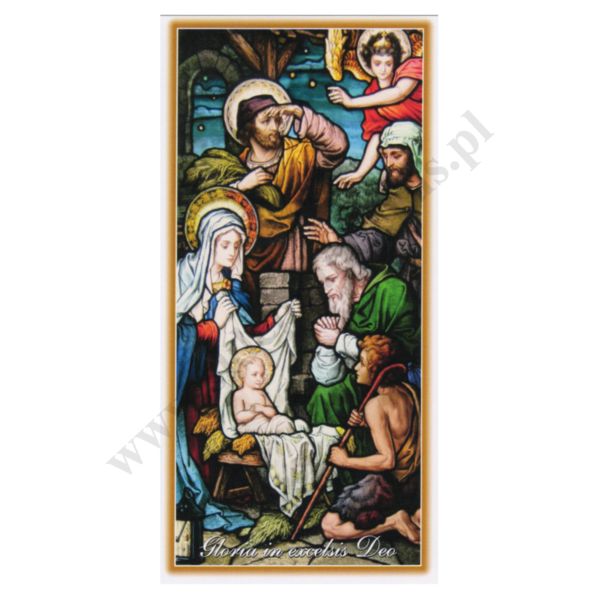 OBRAZEK KOLĘDOWY - format 7 x 14 cm - PACZKA 100 szt. - 51289