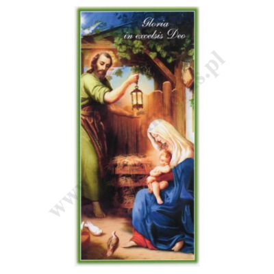 OBRAZEK KOLĘDOWY - format 7 x 14 cm - PACZKA 100 szt. - 51291