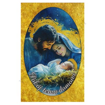 OBRAZEK KOLĘDOWY - format 8.8 x 13.5 cm - PACZKA 100 szt. - 4583
