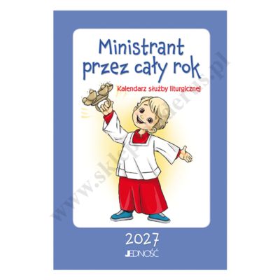 MINISTRANT PRZEZ CAŁY ROK - KALENDARZ NA 2026