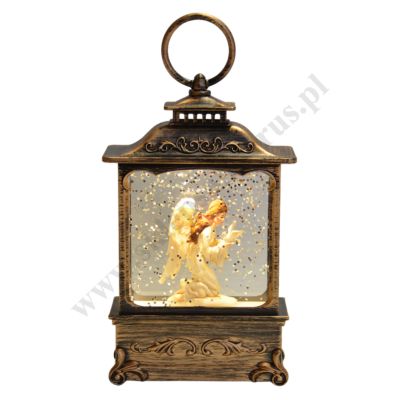 LAMPION ANIOŁEK PODŚWIETLANY - wys. 13.5 cm - 71522