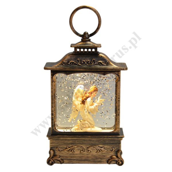 LAMPION ANIOŁEK PODŚWIETLANY - wys. 13.5 cm - 71522