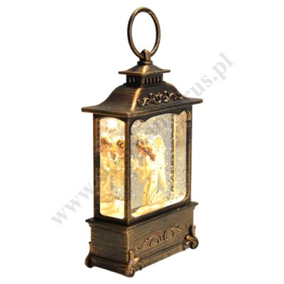 LAMPION ANIOŁEK PODŚWIETLANY - wys. 13.5 cm - 71522