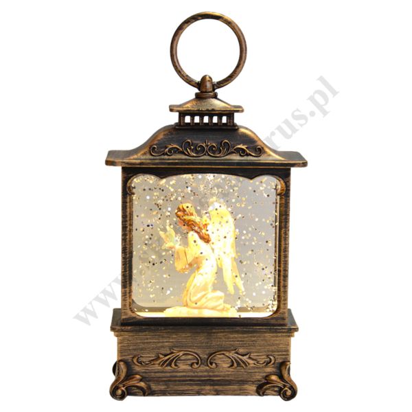 LAMPION ANIOŁEK PODŚWIETLANY - wys. 13.5 cm - 71522