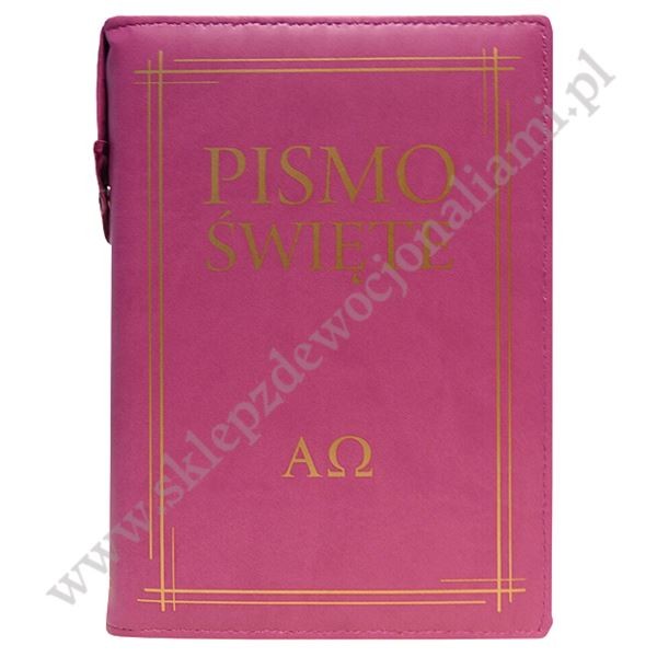 PISMO ŚWIĘTE STARY I NOWY TESTAMENT W RÓŻOWYM ETUI - 90169