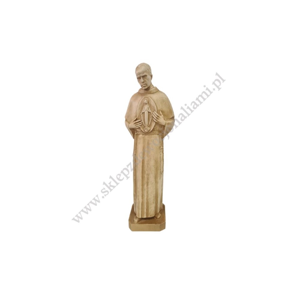 ŚW. MAKSYMILIAN KOLBE - figura drewniana wys. 23 cm - 87008