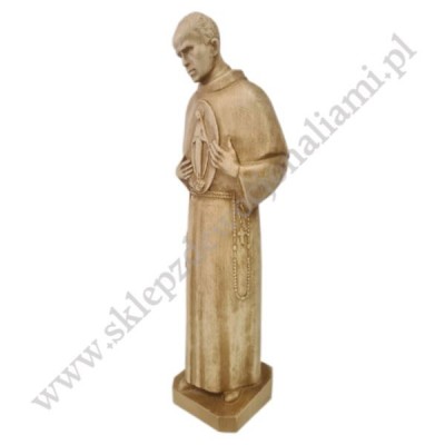 ŚW. MAKSYMILIAN KOLBE - figura drewniana wys. 30 cm - 87007