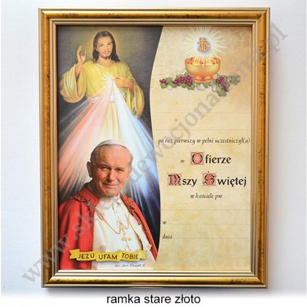 OBRAZEK KOMUNIJNY - WZÓR 10