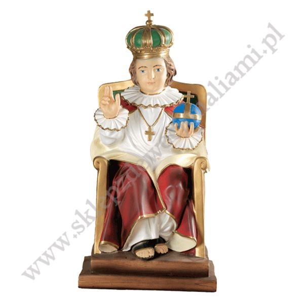 DZIECIĄTKO ŚWIAT NA TRONIE - figura 60 cm - 4136