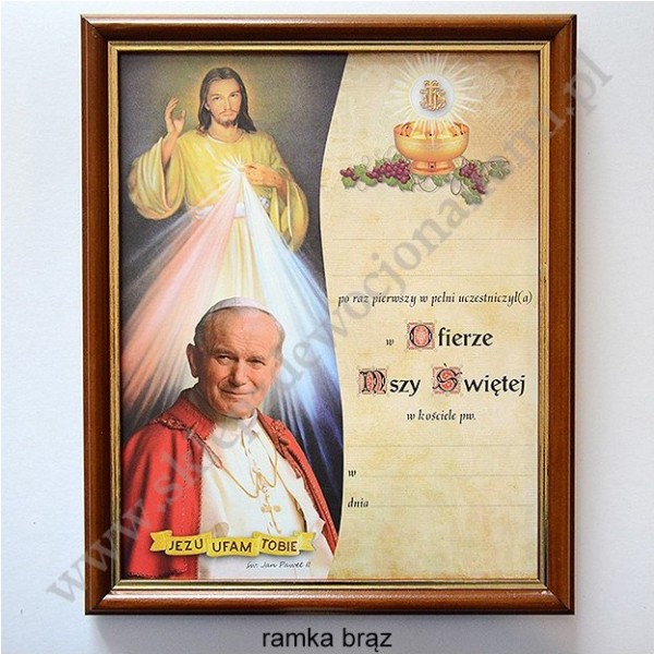 OBRAZEK KOMUNIJNY - WZÓR 10