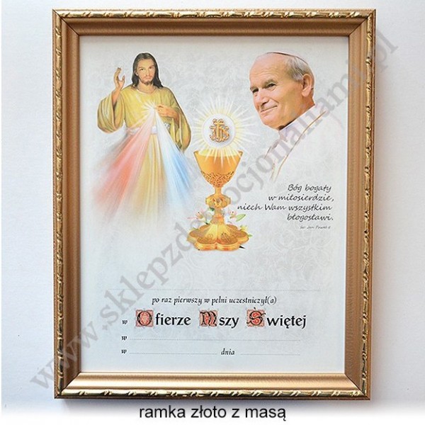OBRAZEK KOMUNIJNY - WZÓR 12