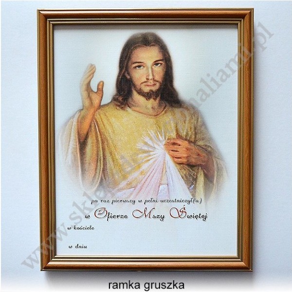 OBRAZEK KOMUNIJNY - WZÓR 62