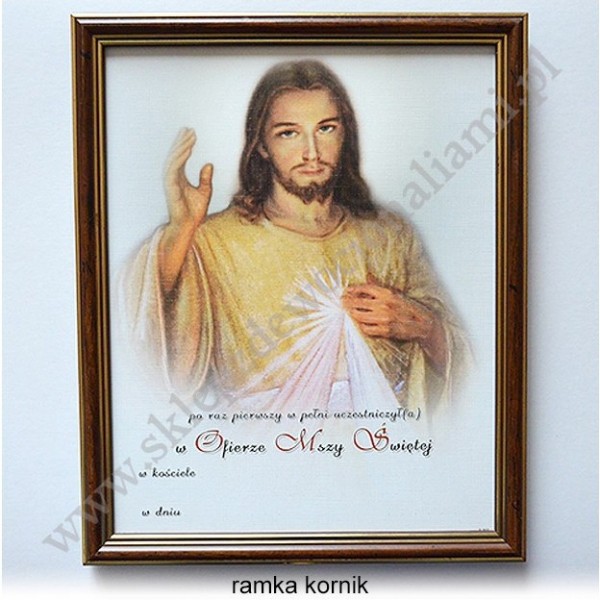 OBRAZEK KOMUNIJNY - WZÓR 62