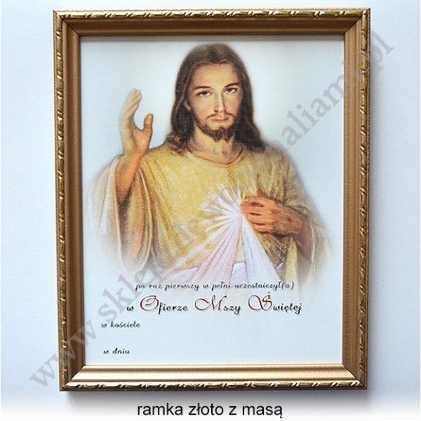OBRAZEK KOMUNIJNY - WZÓR 62