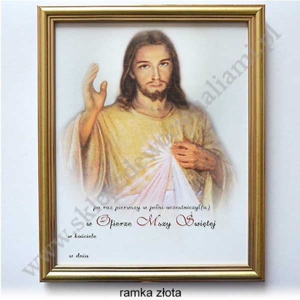 OBRAZEK KOMUNIJNY - WZÓR 62