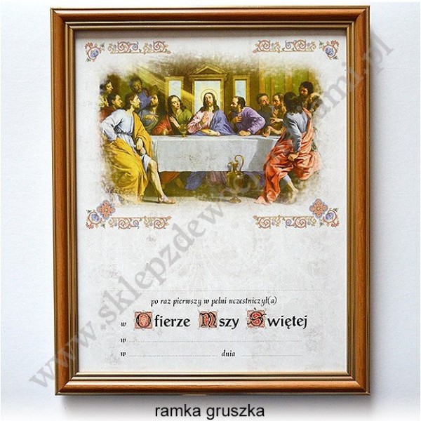 OBRAZEK KOMUNIJNY - WZÓR 18