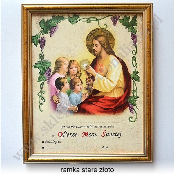 OBRAZEK KOMUNIJNY - WZÓR 26