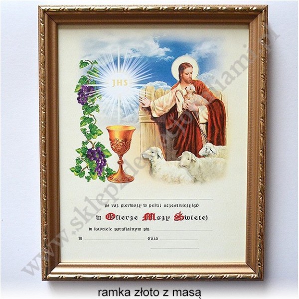OBRAZEK KOMUNIJNY - WZÓR 27