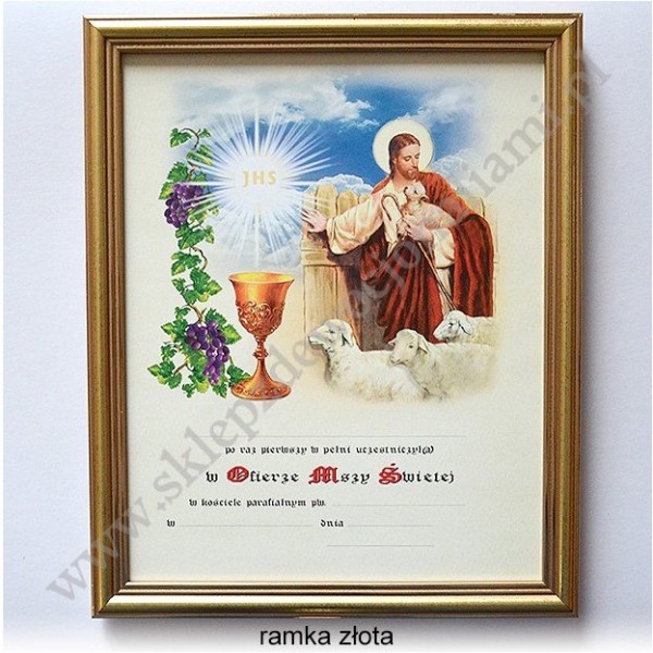 OBRAZEK KOMUNIJNY - WZÓR 27