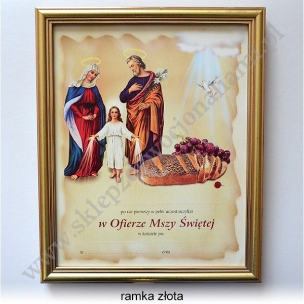 OBRAZEK KOMUNIJNY - WZÓR 36