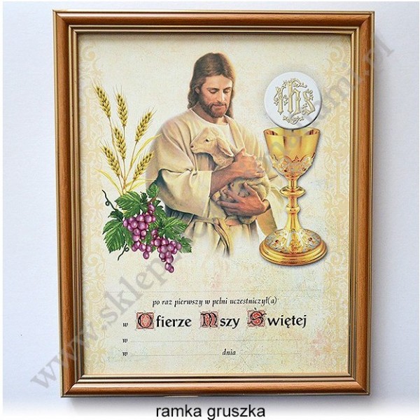 OBRAZEK KOMUNIJNY - WZÓR 39