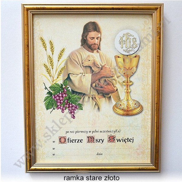OBRAZEK KOMUNIJNY - WZÓR 39