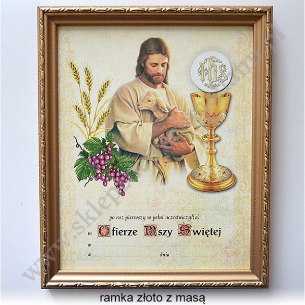OBRAZEK KOMUNIJNY - WZÓR 39