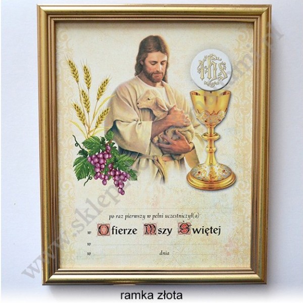 OBRAZEK KOMUNIJNY - WZÓR 39
