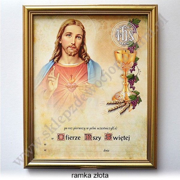 OBRAZEK KOMUNIJNY - WZÓR 40