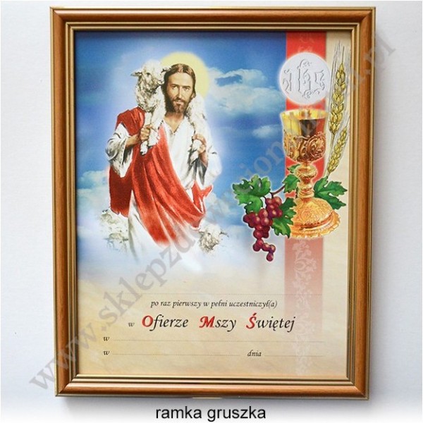 OBRAZEK KOMUNIJNY - WZÓR 41