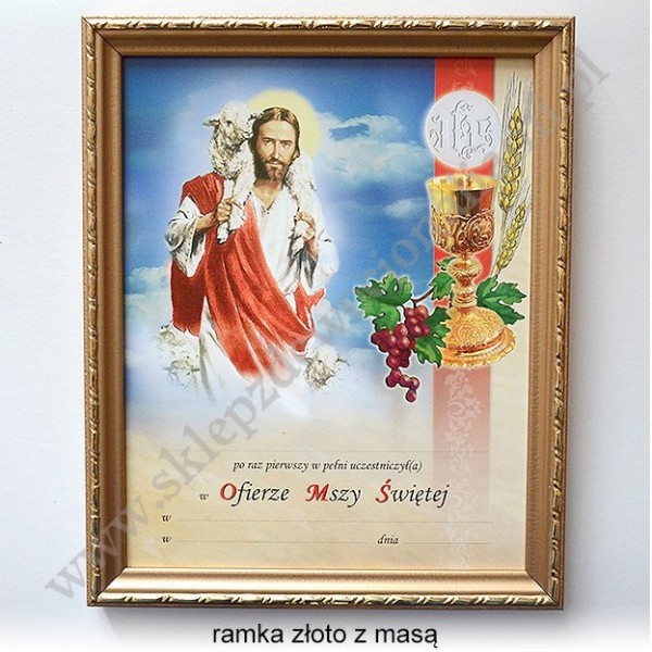 OBRAZEK KOMUNIJNY - WZÓR 41