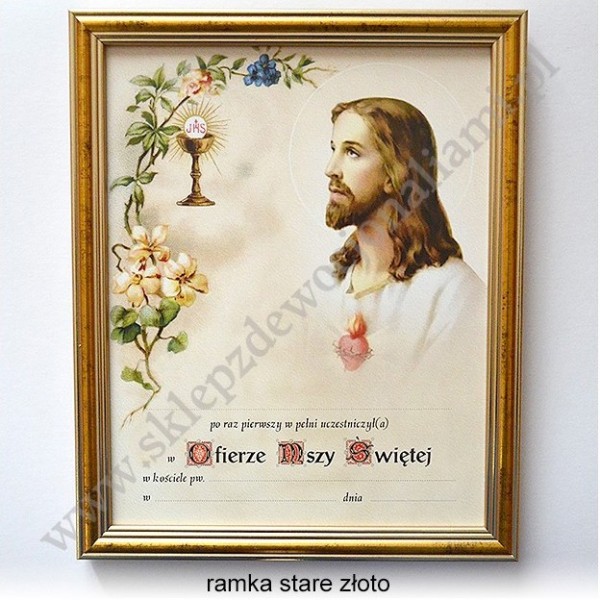 OBRAZEK KOMUNIJNY - WZÓR 42