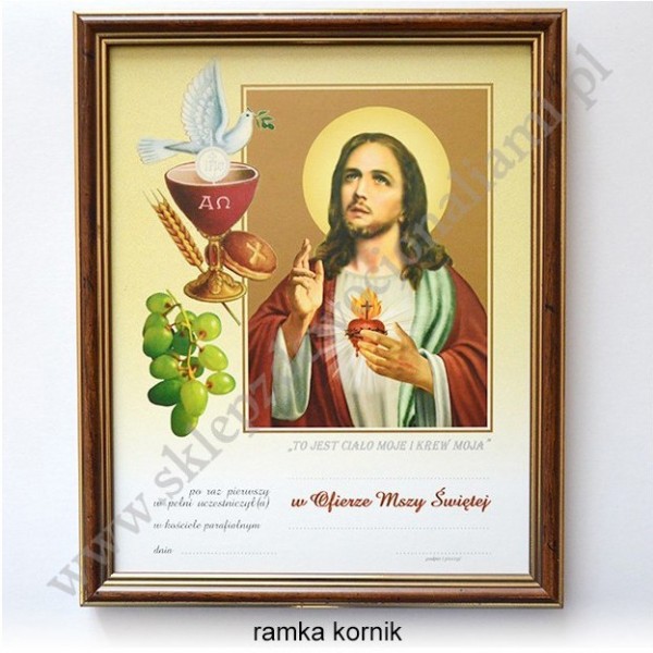 OBRAZEK KOMUNIJNY - WZÓR 43