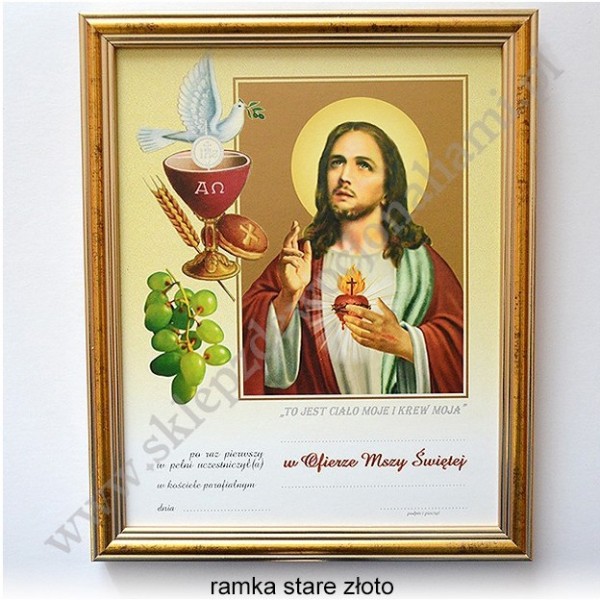 OBRAZEK KOMUNIJNY - WZÓR 43