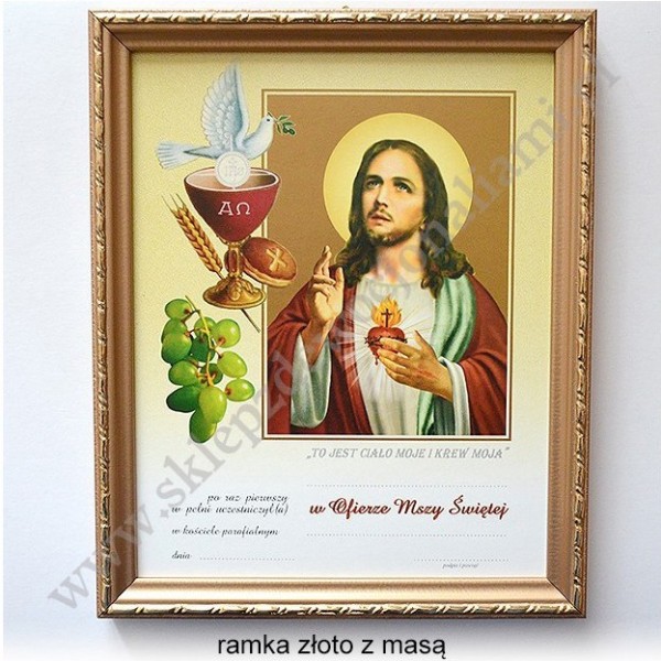 OBRAZEK KOMUNIJNY - WZÓR 43