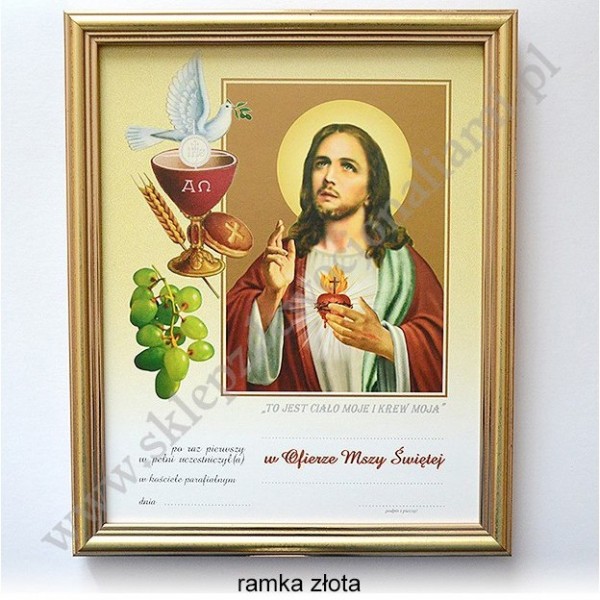 OBRAZEK KOMUNIJNY - WZÓR 43