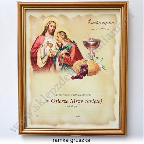 OBRAZEK KOMUNIJNY - WZÓR 44
