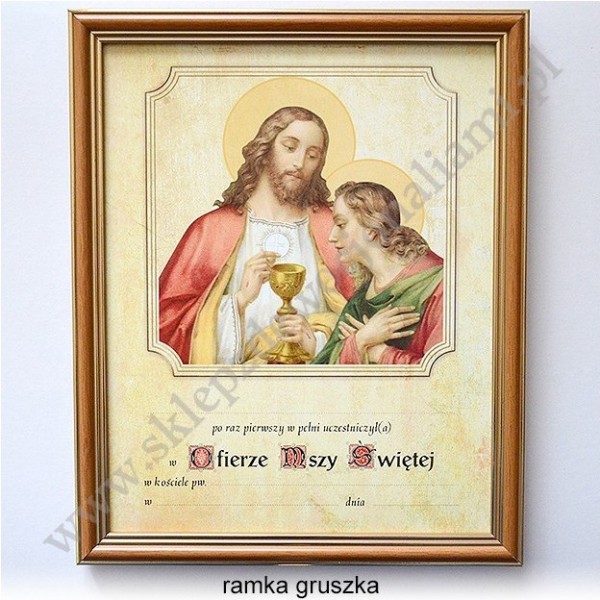 OBRAZEK KOMUNIJNY - WZÓR 45