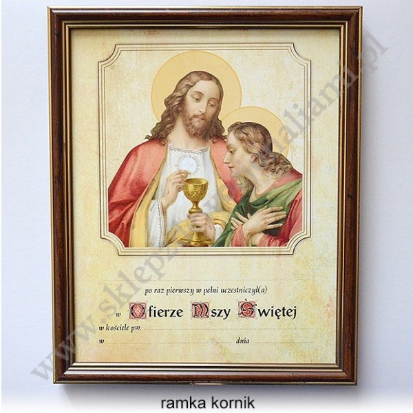 OBRAZEK KOMUNIJNY - WZÓR 45